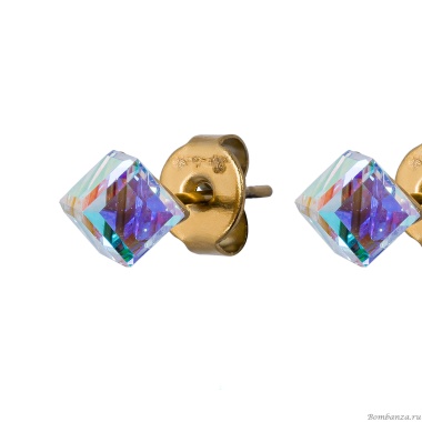 Пусеты Fiore Luna, Crystal AB, SWE0127/1 AB G Пусеты Fiore Luna, Crystal AB, SWE0127/1 AB G